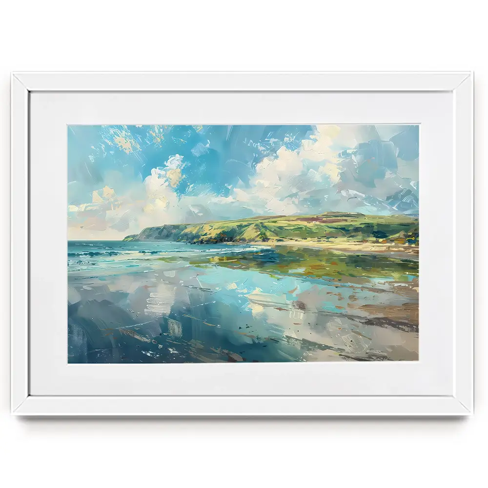 Calm Bay Framed Art Print Calm Bay Framed Art Print wall art product Creative Studio - Independent