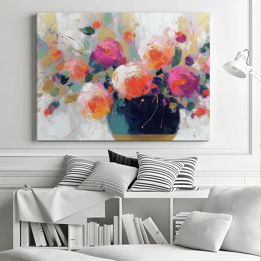 Camellia Abundance Canvas Print Camellia Abundance Canvas Print wall art product Chromatic Storm Studio