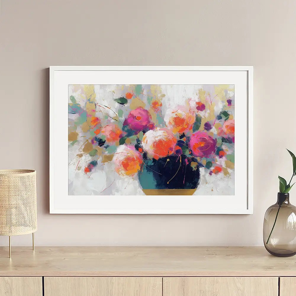 Camellia Abundance Framed Art Print Camellia Abundance Framed Art Print wall art product Chromatic Storm Studio