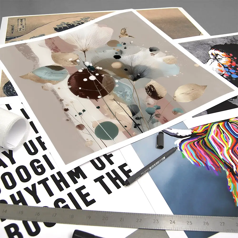 Camilla Abstract Square Art Print Camilla Abstract Square Art Print wall art product Bella Eve