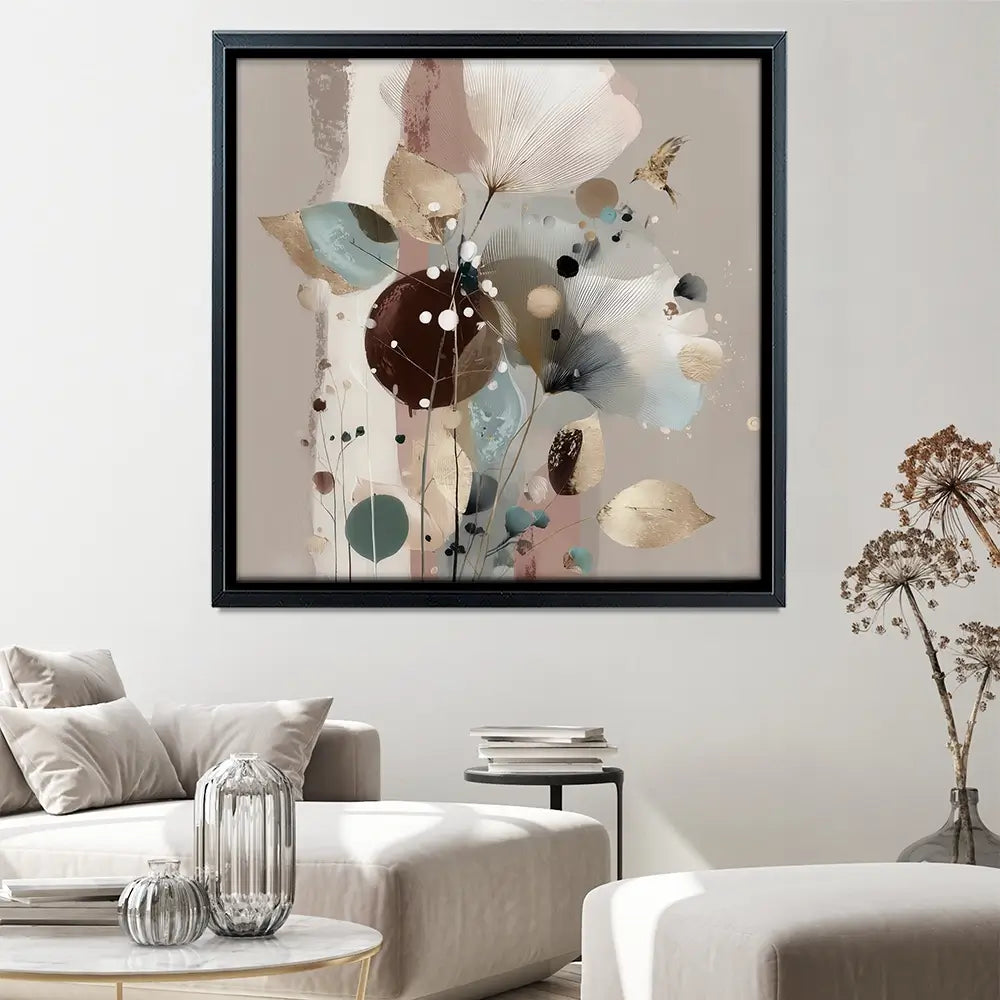 Camilla Abstract Square Canvas Print Camilla Abstract Square Canvas Print wall art product Bella Eve