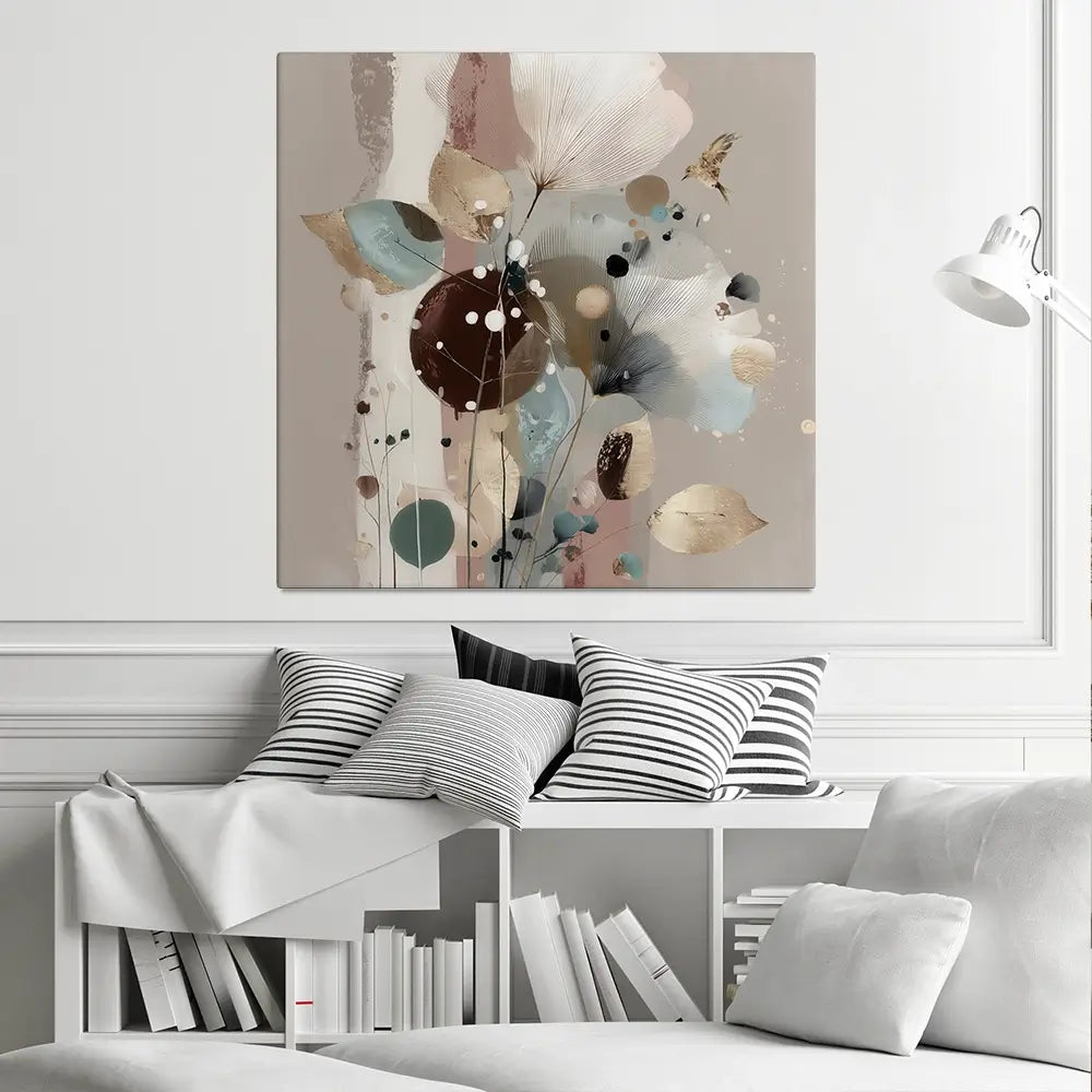 Camilla Abstract Square Canvas Print Camilla Abstract Square Canvas Print wall art product Bella Eve