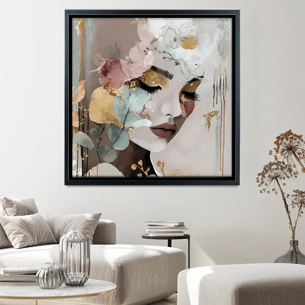 Camilla Square Canvas Print Camilla Square Canvas Print wall art product Bella Eve