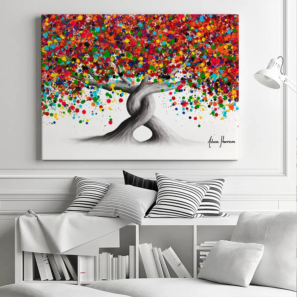 Candy Twist Trees Canvas Print Candy Twist Trees Canvas Print wall art product Ashvin Harrison