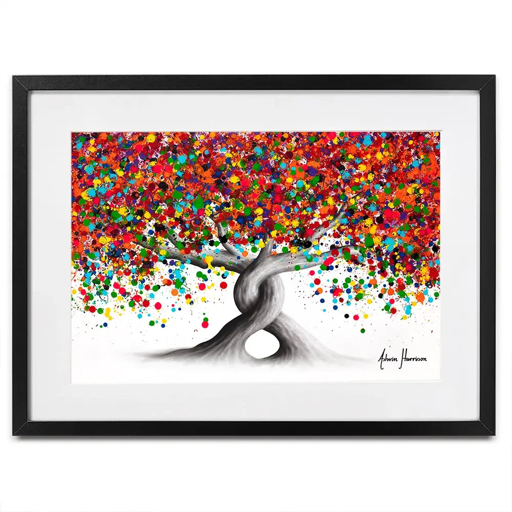 Candy Twist Trees Framed Art Print Candy Twist Trees Framed Art Print wall art product Ashvin Harrison