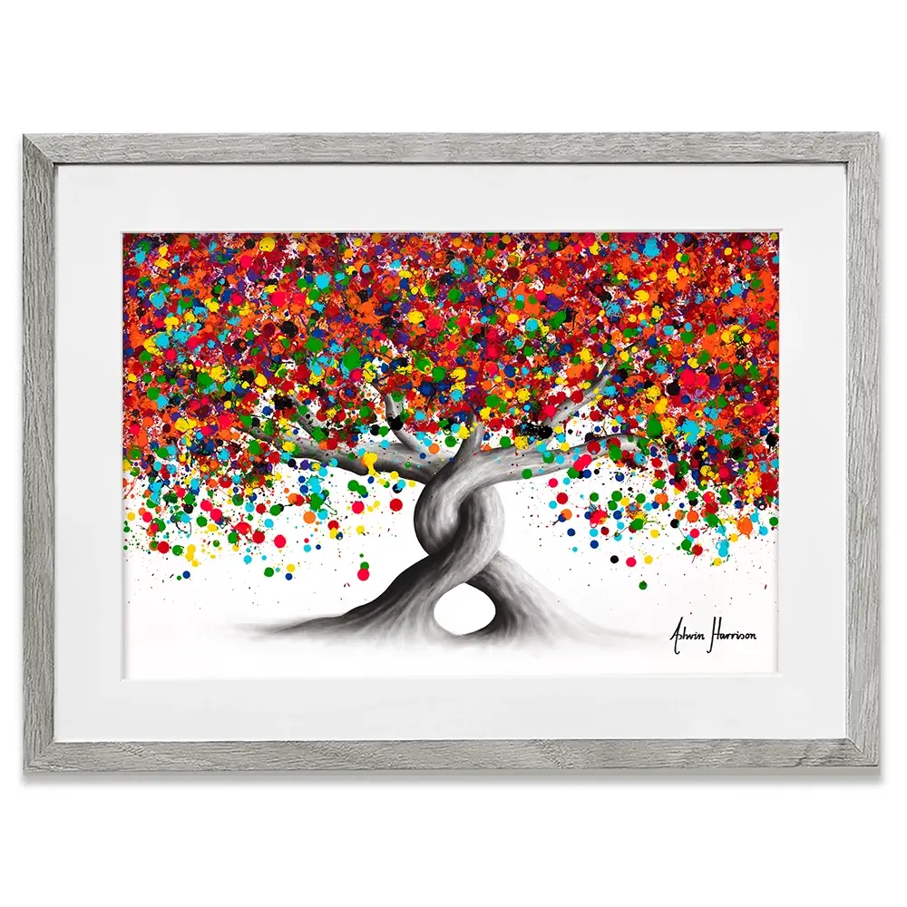 Candy Twist Trees Framed Art Print Candy Twist Trees Framed Art Print wall art product Ashvin Harrison