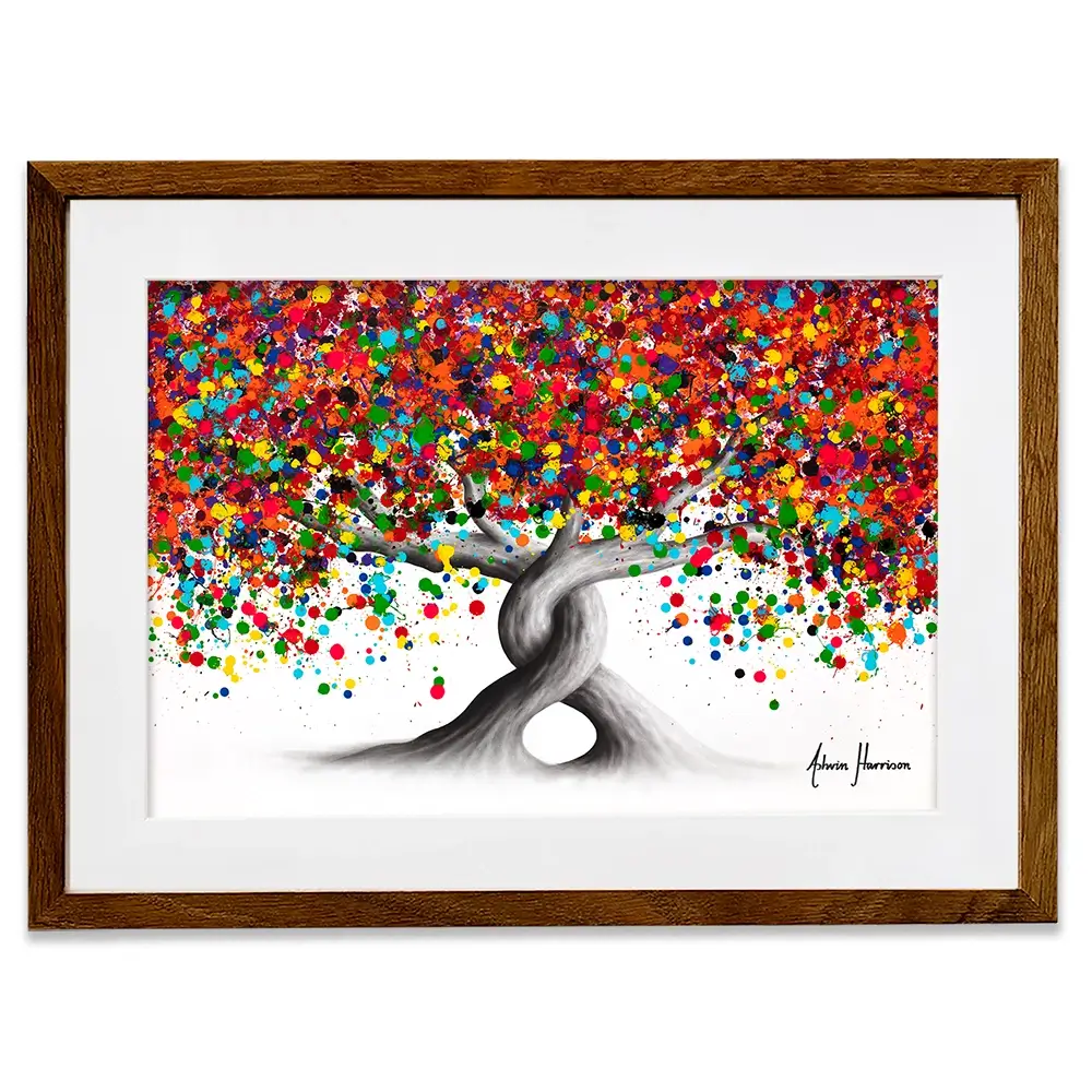 Candy Twist Trees Framed Art Print Candy Twist Trees Framed Art Print wall art product Ashvin Harrison
