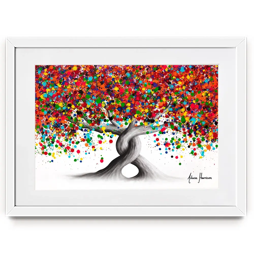 Candy Twist Trees Framed Art Print Candy Twist Trees Framed Art Print wall art product Ashvin Harrison