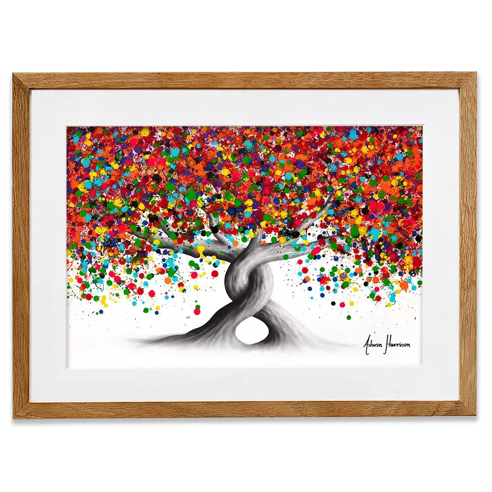 Candy Twist Trees Framed Art Print Candy Twist Trees Framed Art Print wall art product Ashvin Harrison