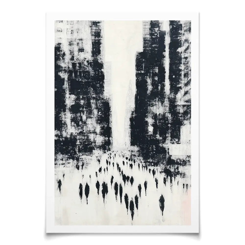 Canyon Of Commuters Art Print Canyon Of Commuters Art Print wall art product Chromatic Storm Studio