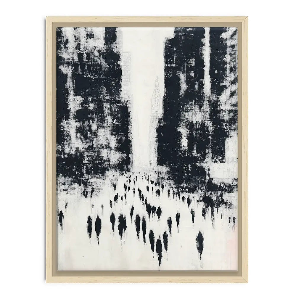 Canyon Of Commuters Canvas Print Canyon Of Commuters Canvas Print wall art product Chromatic Storm Studio