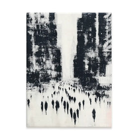 Canyon Of Commuters Canvas Print Canyon Of Commuters Canvas Print wall art product Chromatic Storm Studio