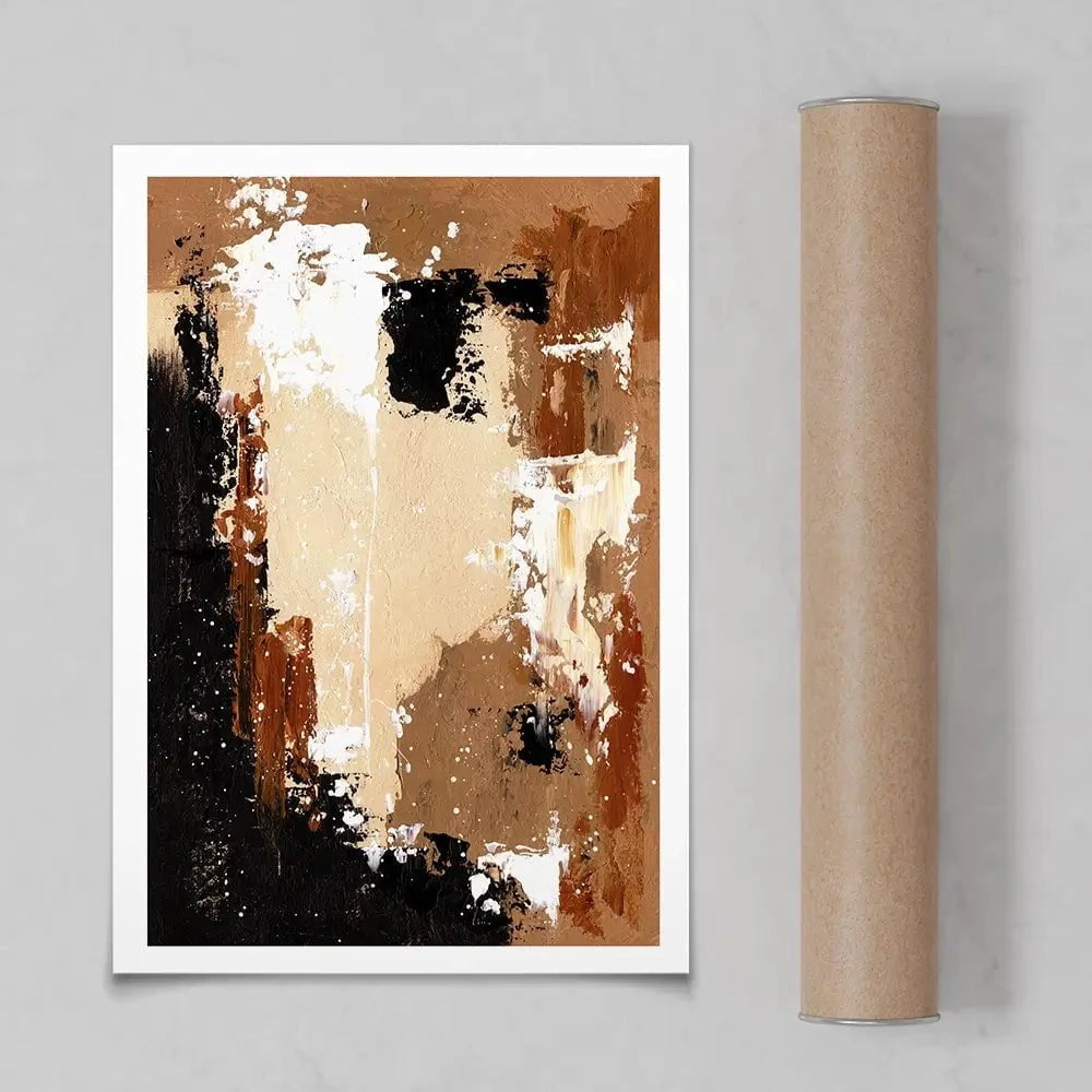 Cappuccino Abstract Art Print Cappuccino Abstract Art Print wall art product Svetlana Aleynikova