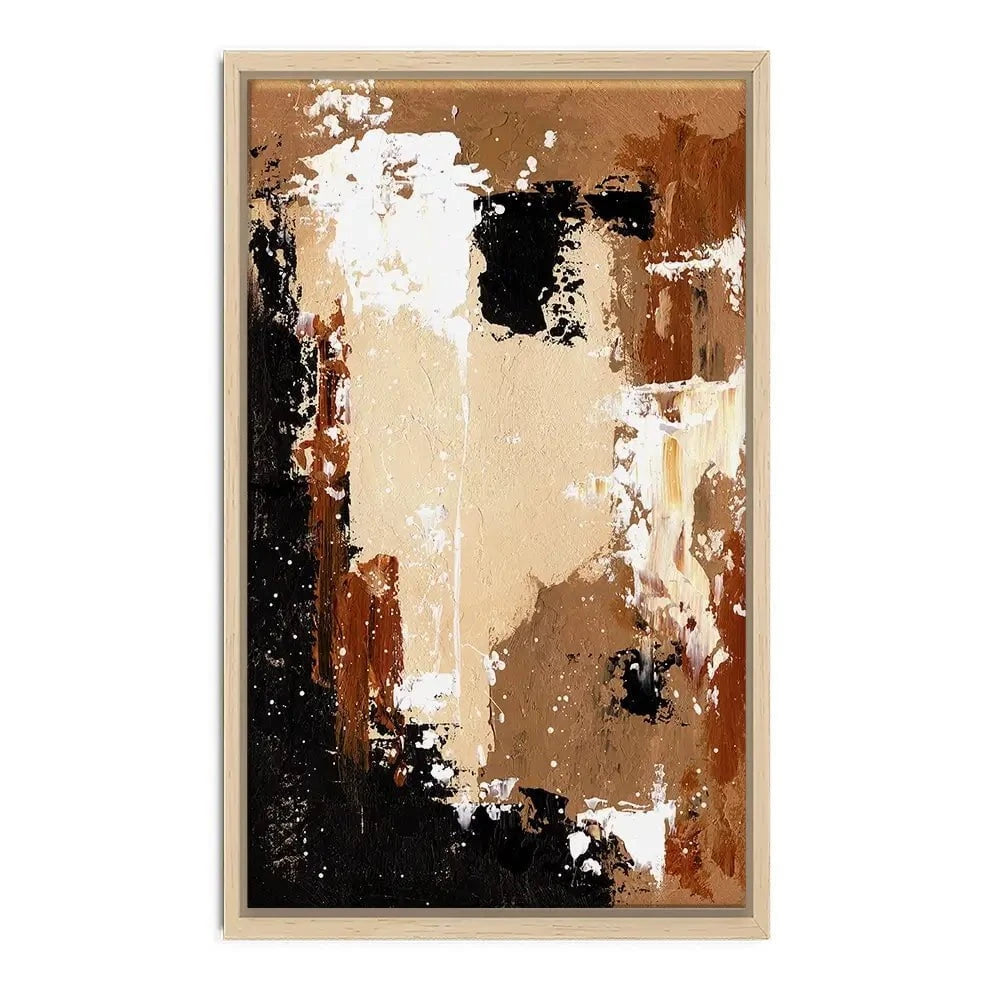 Cappuccino Abstract Canvas Print Cappuccino Abstract Canvas Print wall art product Svetlana Aleynikova