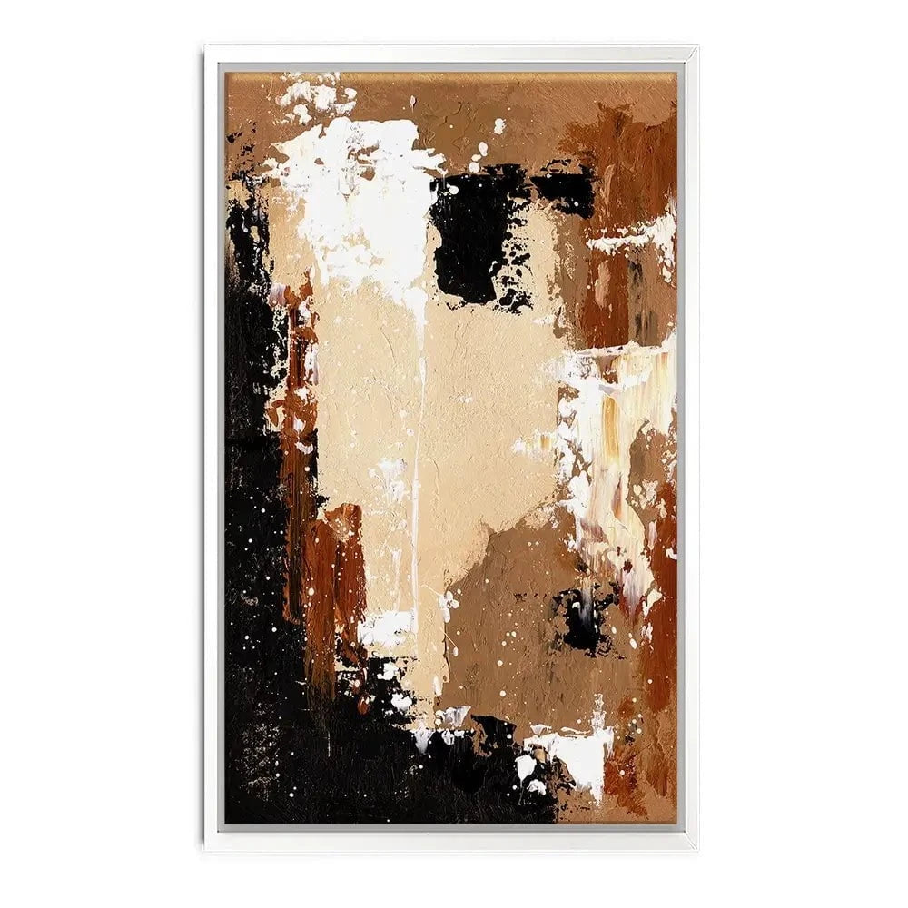 Cappuccino Abstract Canvas Print Cappuccino Abstract Canvas Print wall art product Svetlana Aleynikova