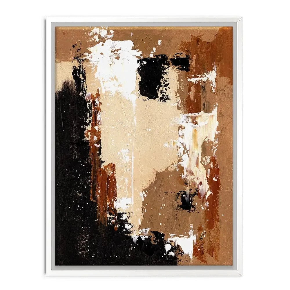 Cappuccino Abstract Canvas Print Cappuccino Abstract Canvas Print wall art product Svetlana Aleynikova