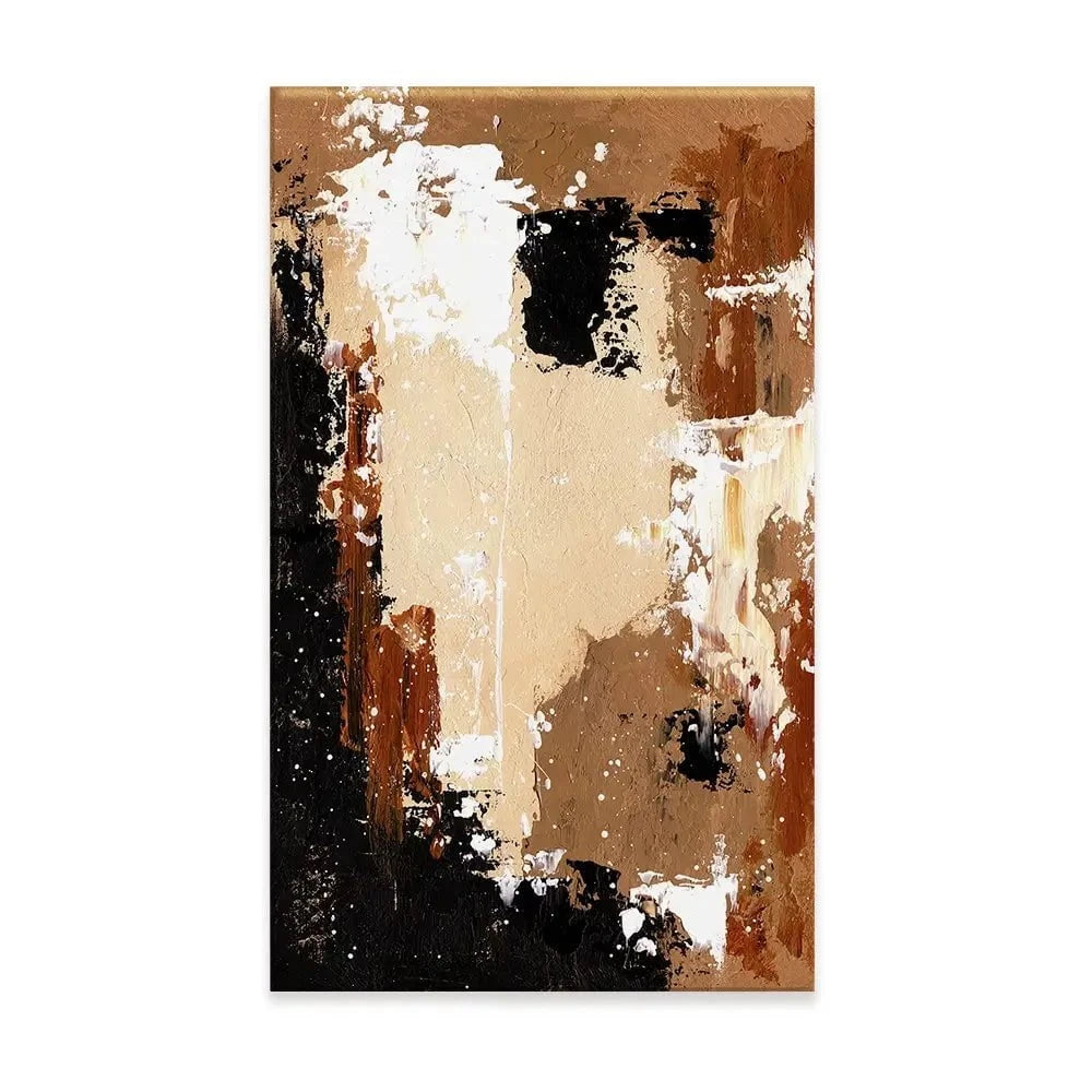 Cappuccino Abstract Canvas Print Cappuccino Abstract Canvas Print wall art product Svetlana Aleynikova