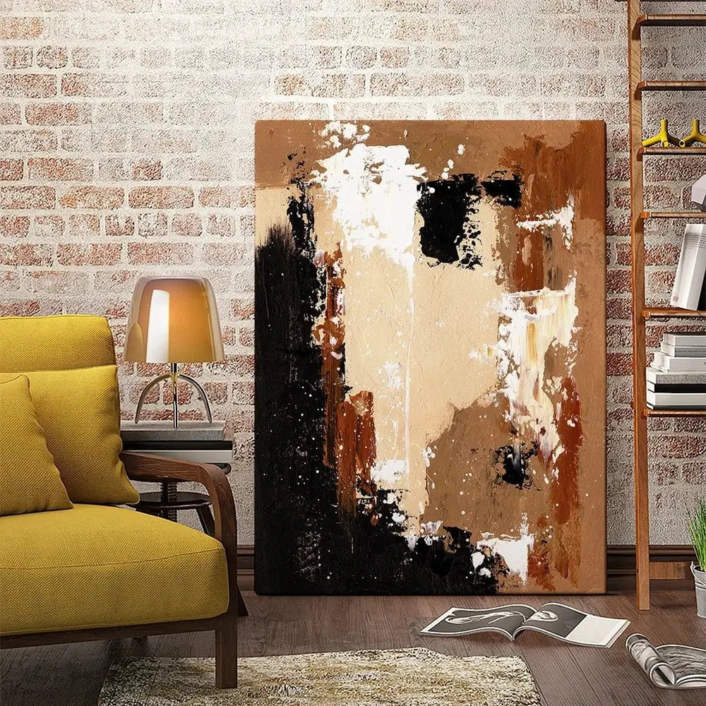 Cappuccino Abstract Canvas Print Cappuccino Abstract Canvas Print wall art product Svetlana Aleynikova