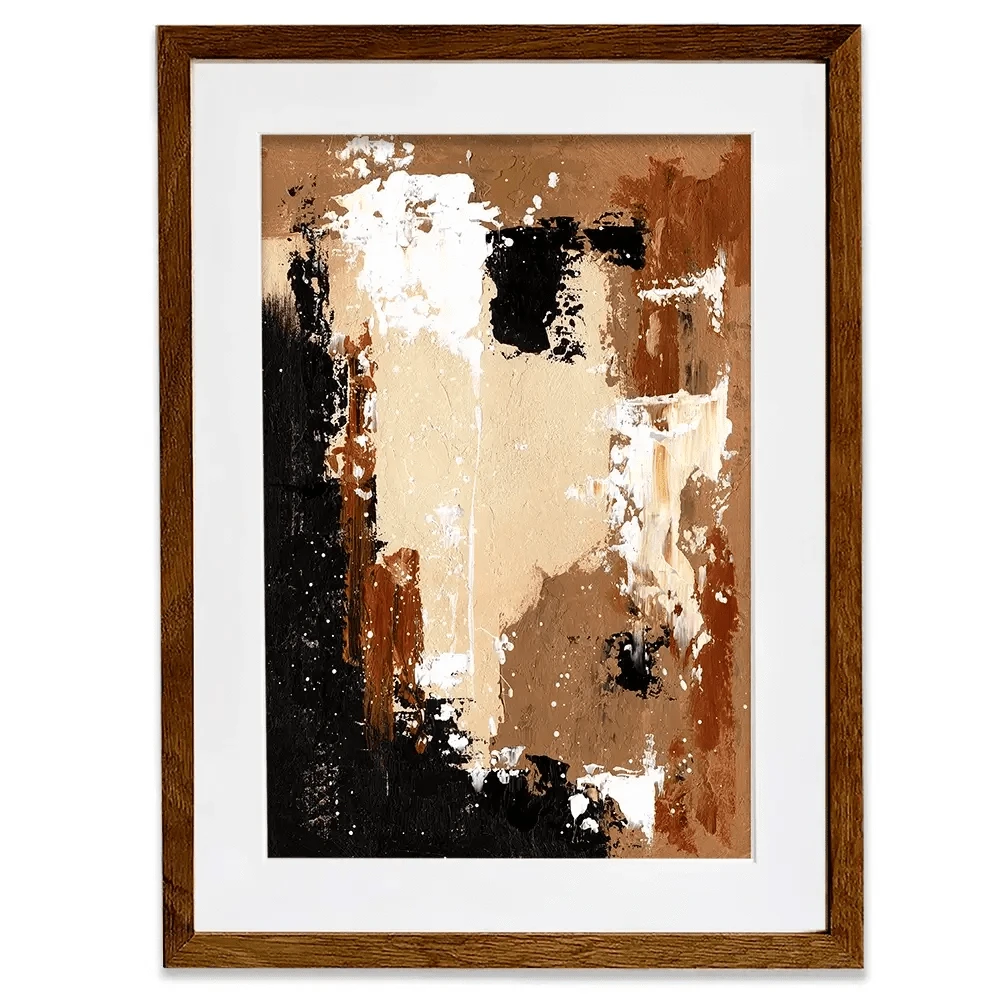 Cappuccino Abstract Framed Art Print Cappuccino Abstract Framed Art Print wall art product Svetlana Aleynikova