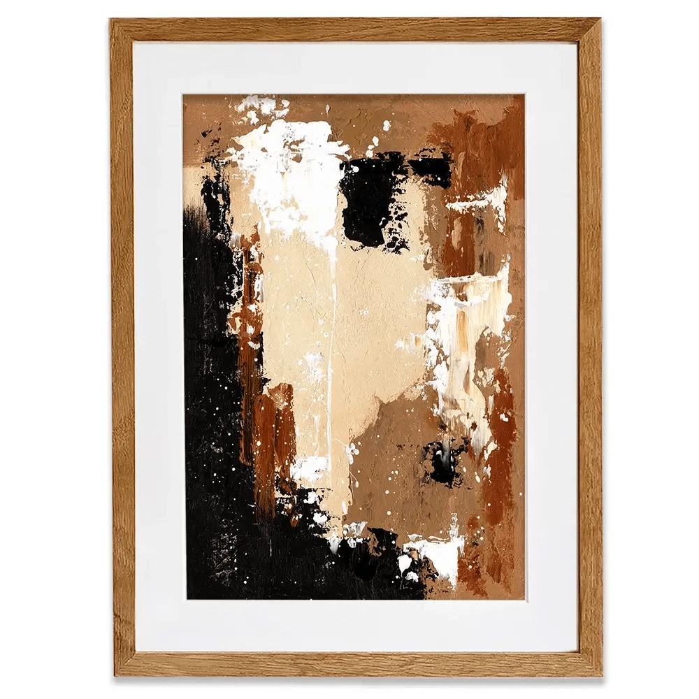 Cappuccino Abstract Framed Art Print Cappuccino Abstract Framed Art Print wall art product Svetlana Aleynikova