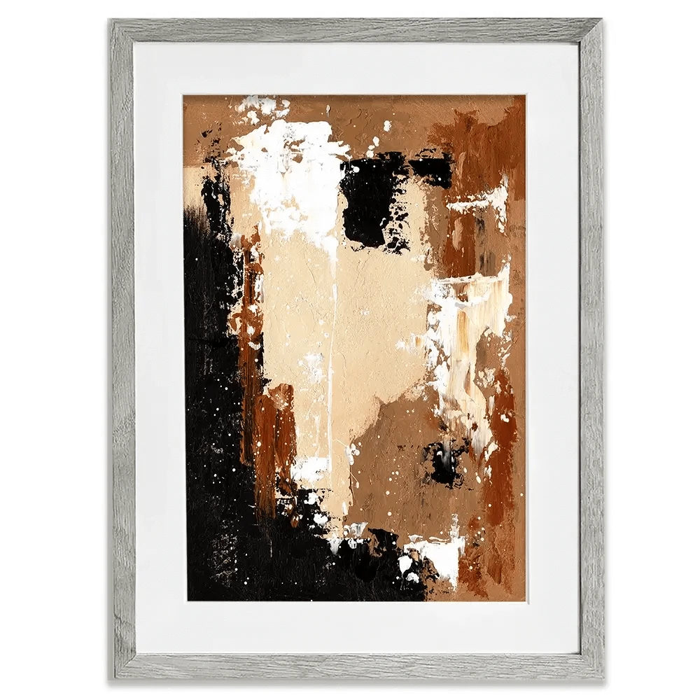Cappuccino Abstract Framed Art Print Cappuccino Abstract Framed Art Print wall art product Svetlana Aleynikova
