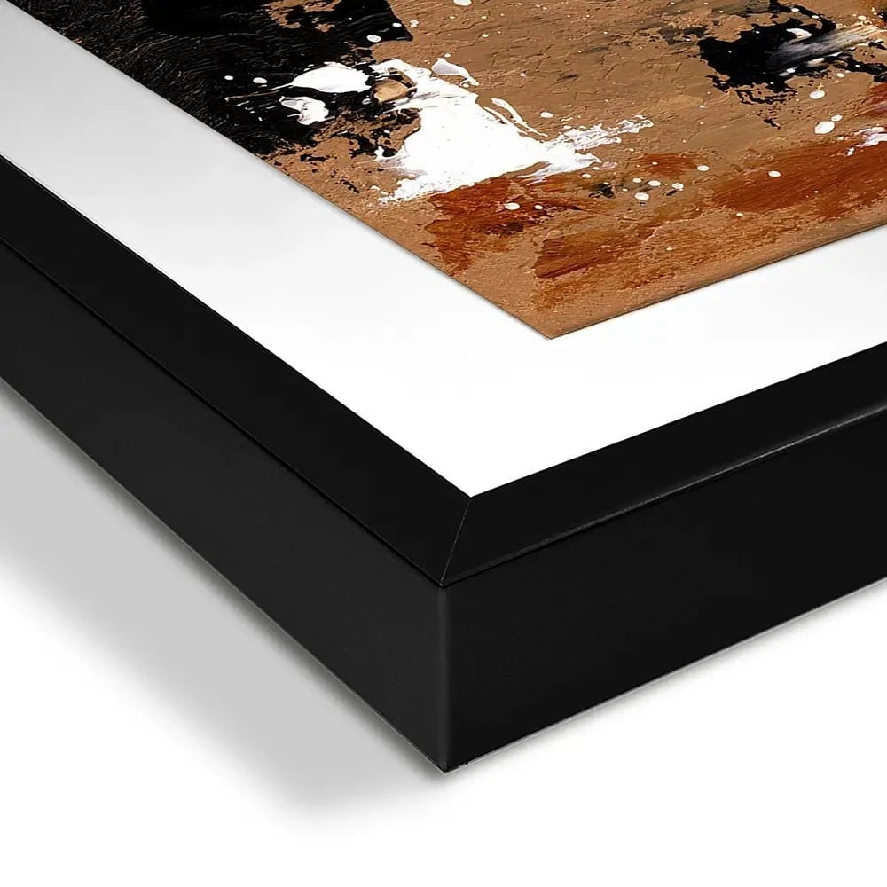 Cappuccino Abstract Framed Art Print Cappuccino Abstract Framed Art Print wall art product Svetlana Aleynikova