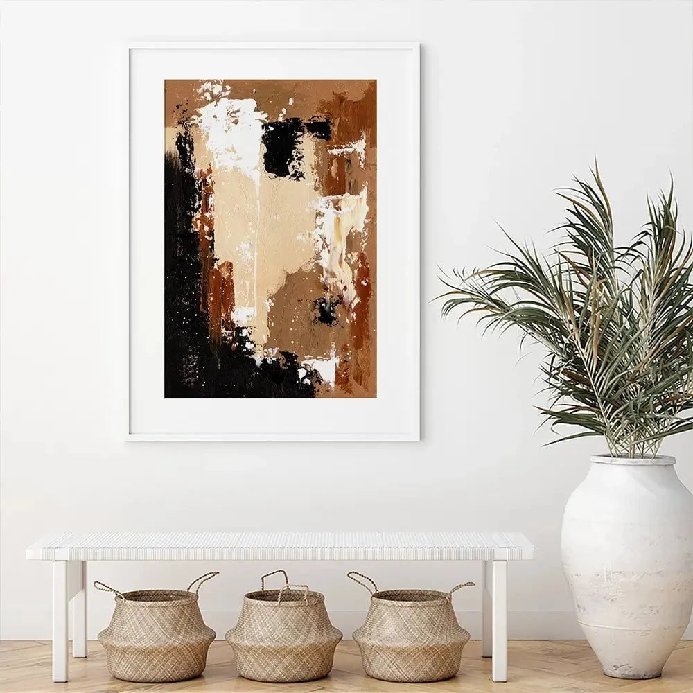 Cappuccino Abstract Framed Art Print Cappuccino Abstract Framed Art Print wall art product Svetlana Aleynikova