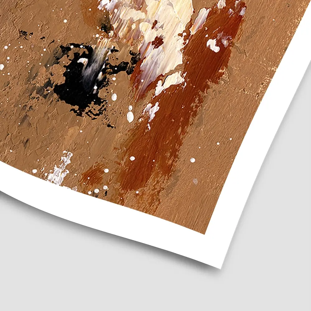 Cappuccino Abstract Square Art Print Cappuccino Abstract Square Art Print wall art product Art Print Shop