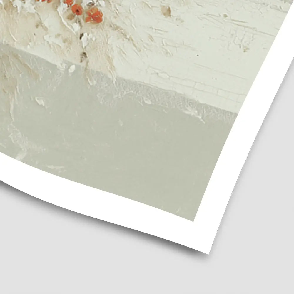 Cardinal Berry Garland Art Print Cardinal Berry Garland Art Print wall art product Chromatic Storm Studio