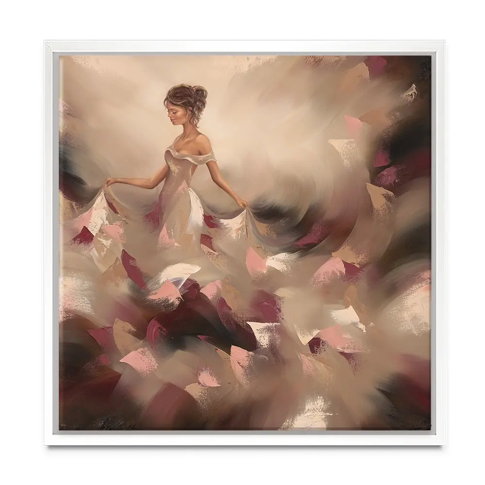 Carefree Square Canvas Print Carefree Square Canvas Print wall art product Isabella Karolewicz