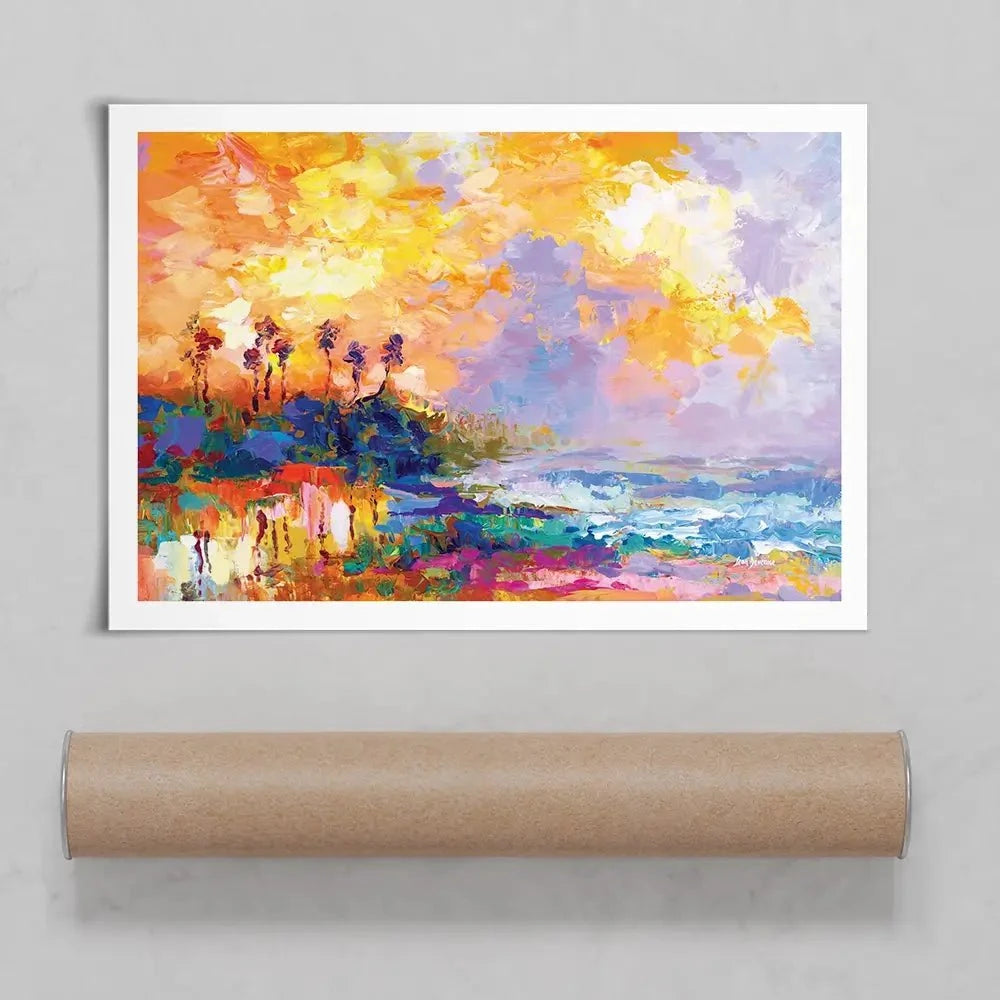 Caribbean Coast Art Print Caribbean Coast Art Print wall art product Leon Devenice