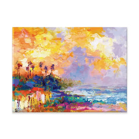 Caribbean Coast Canvas Print Caribbean Coast Canvas Print wall art product Leon Devenice