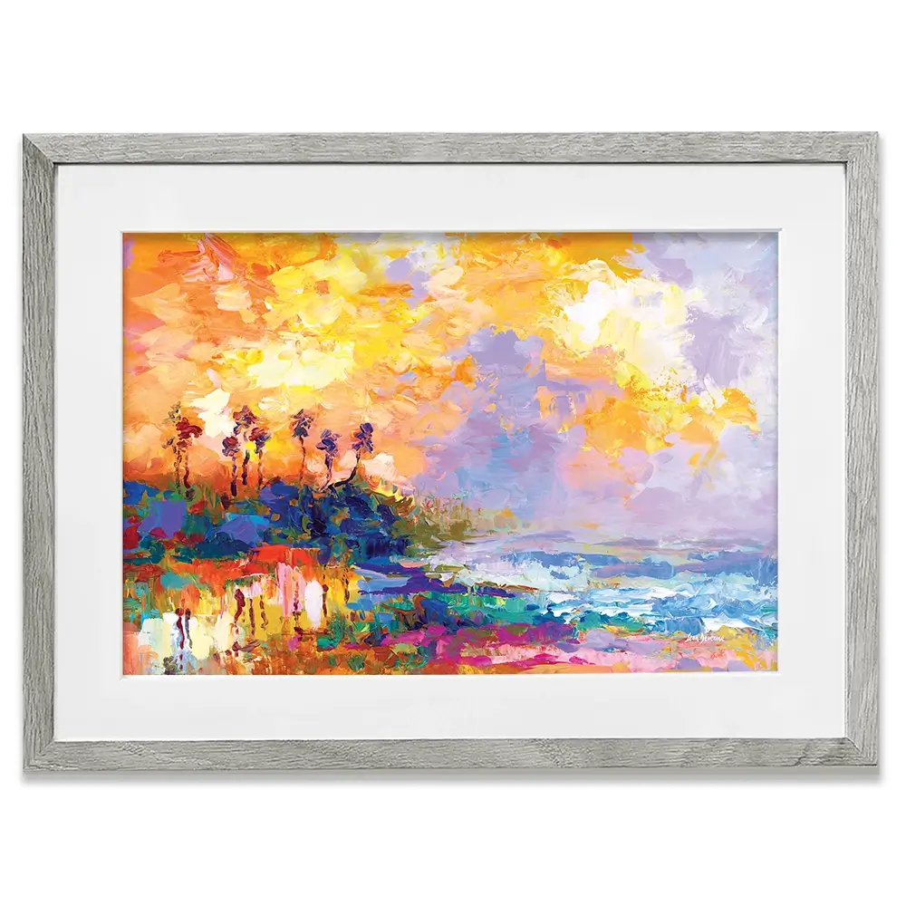 Caribbean Coast Framed Art Print Caribbean Coast Framed Art Print wall art product Leon Devenice