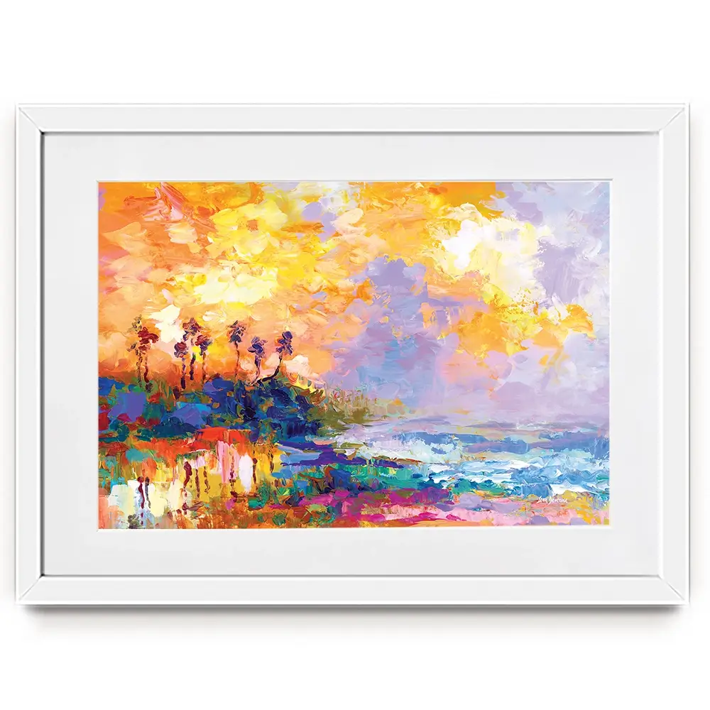 Caribbean Coast Framed Art Print Caribbean Coast Framed Art Print wall art product Leon Devenice
