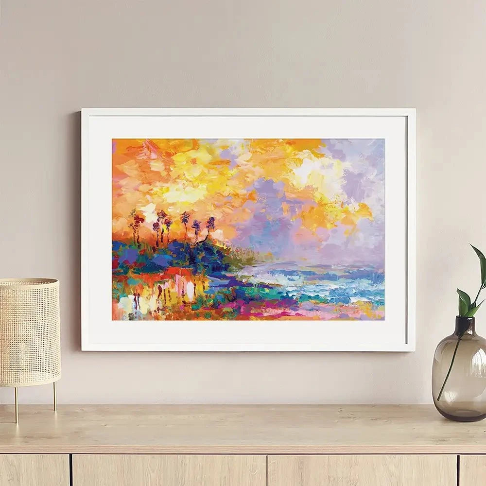 Caribbean Coast Framed Art Print Caribbean Coast Framed Art Print wall art product Leon Devenice
