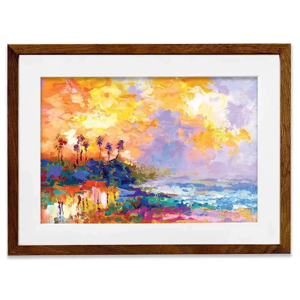 Caribbean Coast Framed Art Print Caribbean Coast Framed Art Print wall art product Leon Devenice