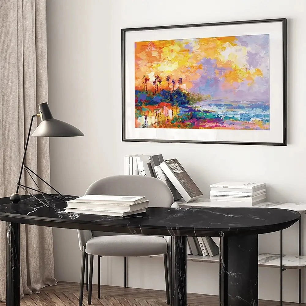 Caribbean Coast Framed Art Print Caribbean Coast Framed Art Print wall art product Leon Devenice