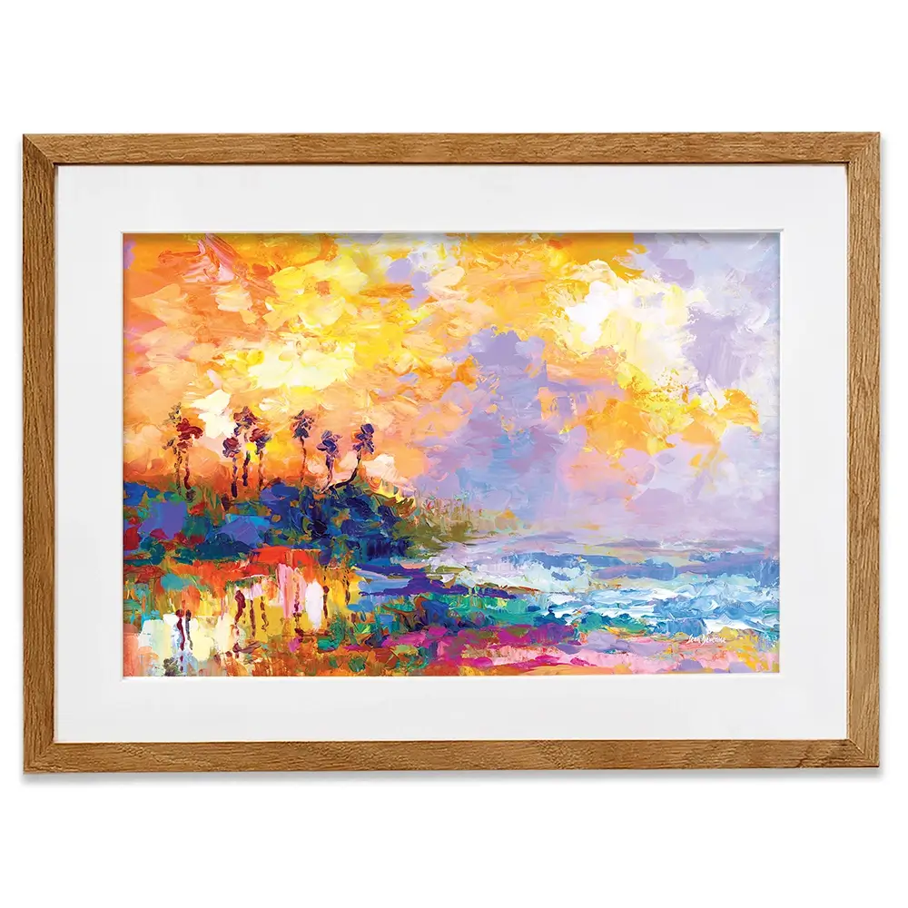 Caribbean Coast Framed Art Print Caribbean Coast Framed Art Print wall art product Leon Devenice