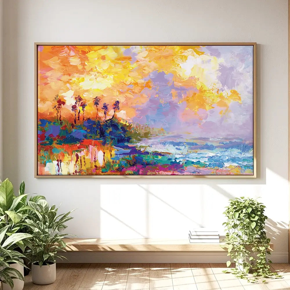 Caribbean Coast Oversized Canvas Print Caribbean Coast Oversized Canvas Print wall art product Leon Devenice