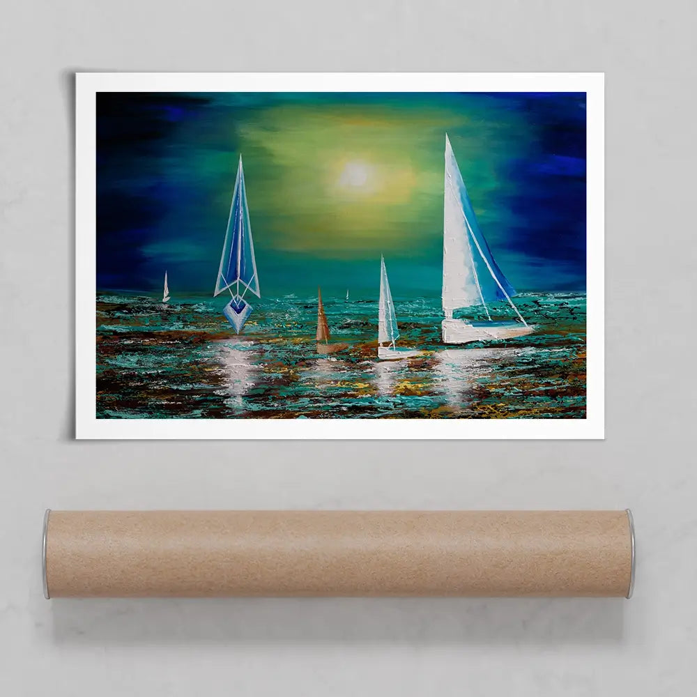 Carried By The Wind Art Print Carried By The Wind Art Print wall art product Osnat Tzadok