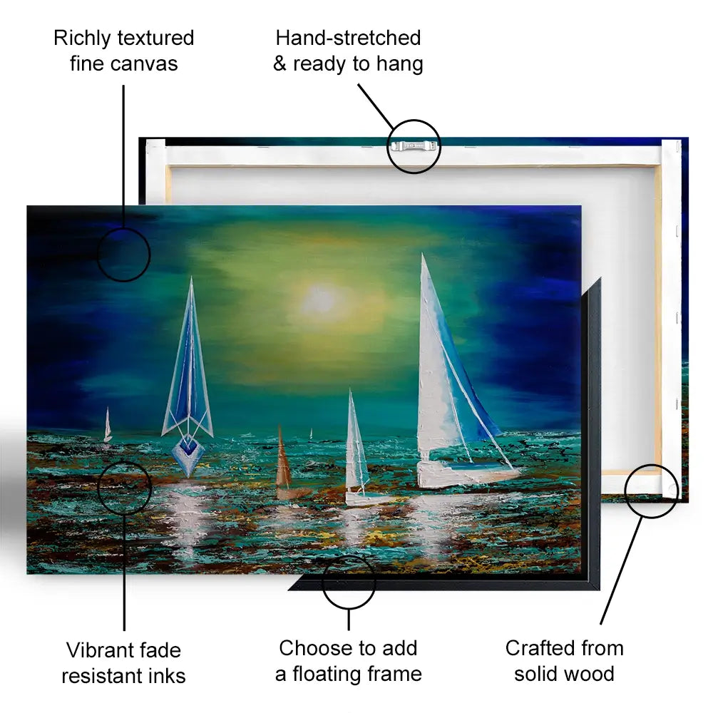 Carried By The Wind Canvas Print Carried By The Wind Canvas Print wall art product Osnat Tzadok