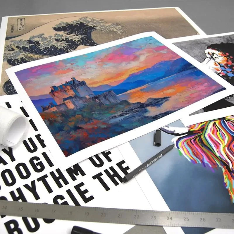 Castle At Dusk Art Print Castle At Dusk Art Print wall art product David Alexander Elder