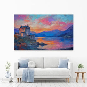 Castle At Dusk Canvas Print Castle At Dusk Canvas Print wall art product David Alexander Elder
