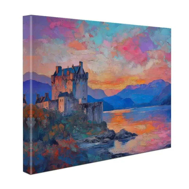 Castle At Dusk Canvas Print Castle At Dusk Canvas Print wall art product David Alexander Elder