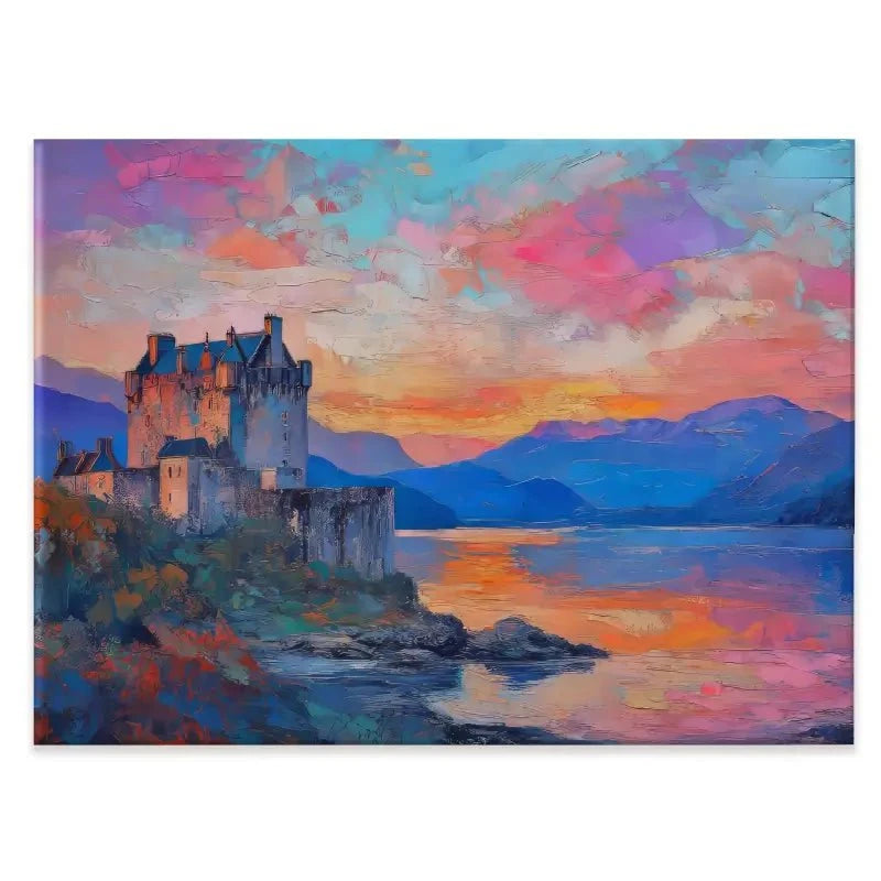 Castle At Dusk Canvas Print Castle At Dusk Canvas Print wall art product David Alexander Elder