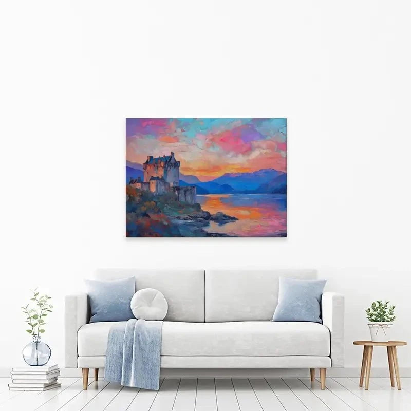 Castle At Dusk Canvas Print Castle At Dusk Canvas Print wall art product David Alexander Elder