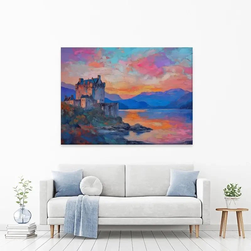 Castle At Dusk Canvas Print Castle At Dusk Canvas Print wall art product David Alexander Elder
