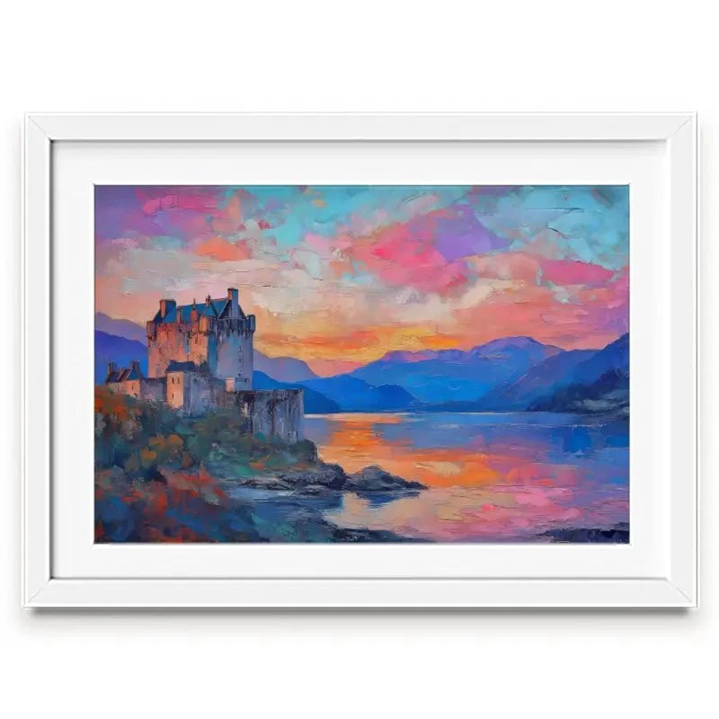 Castle At Dusk Framed Art Print Castle At Dusk Framed Art Print wall art product David Alexander Elder