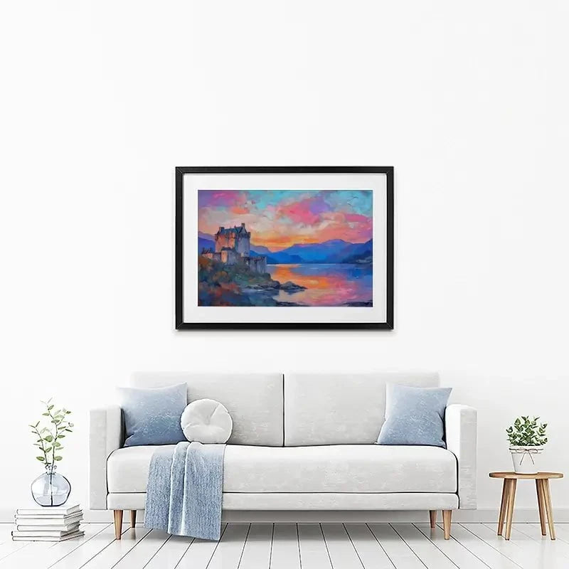 Castle At Dusk Framed Art Print Castle At Dusk Framed Art Print wall art product David Alexander Elder