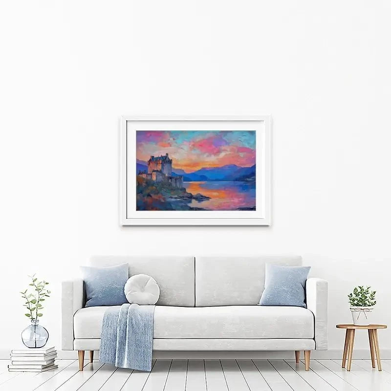 Castle At Dusk Framed Art Print Castle At Dusk Framed Art Print wall art product David Alexander Elder